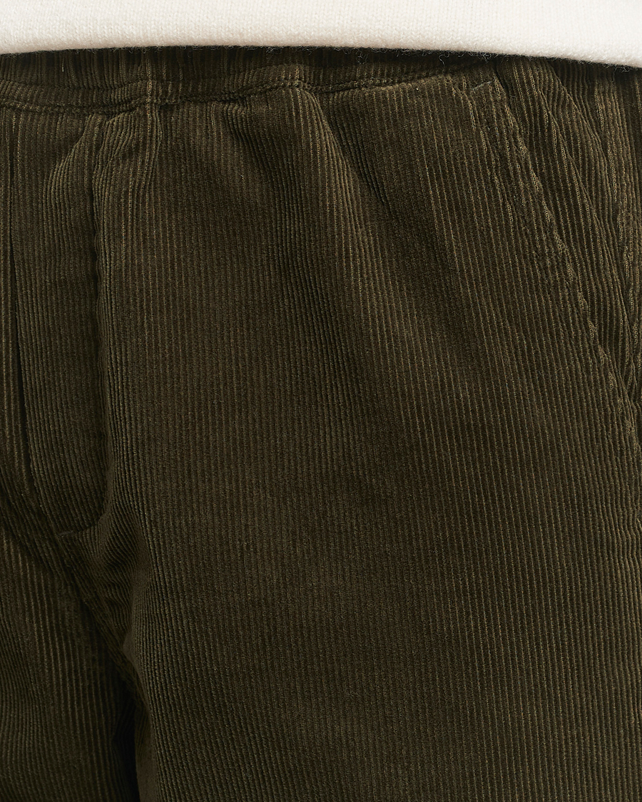 Mies | Housut | Samsøe Samsøe | Jabari Corduroy Drawstring Trousers Forest Night