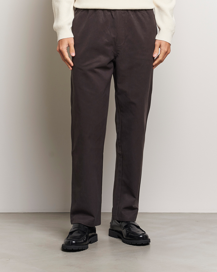 Mies | Housut | Samsøe Samsøe | Jabari Drawstring Trousers Chocolate Brown
