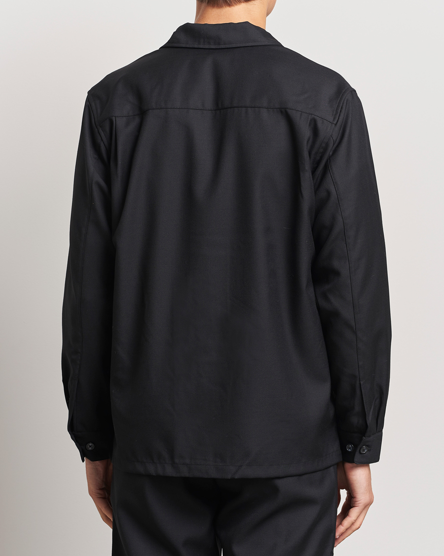 Mies | Kauluspaidat | Samsøe Samsøe | Damon Wool Overshirt Black