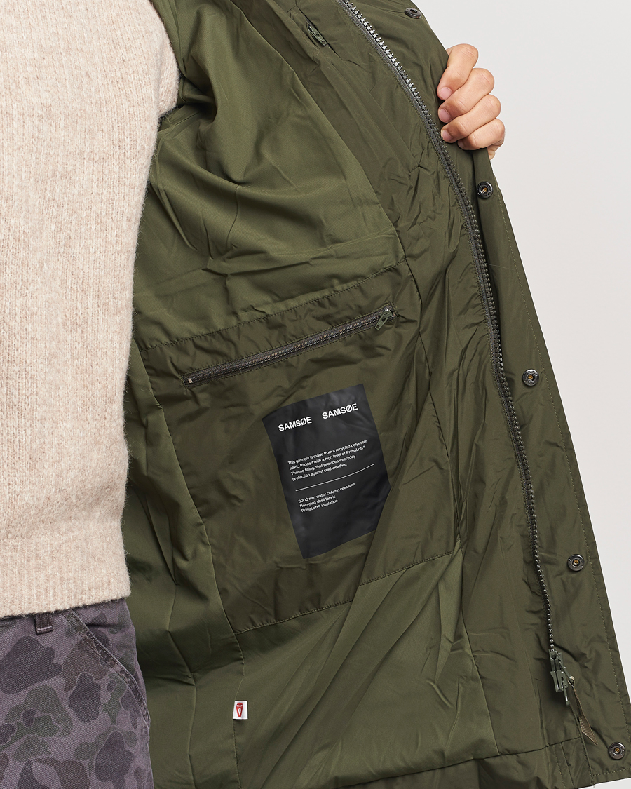 Mies | Takit | Samsøe Samsøe | Dan Puffer Jacket Forest Night