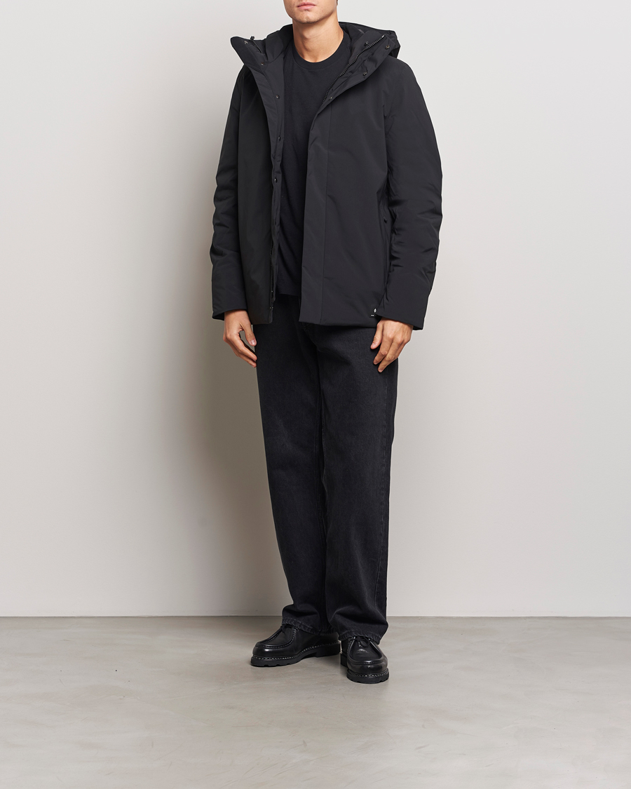 Mies | Takit | Samsøe Samsøe | John Hooded Down Jacket Black