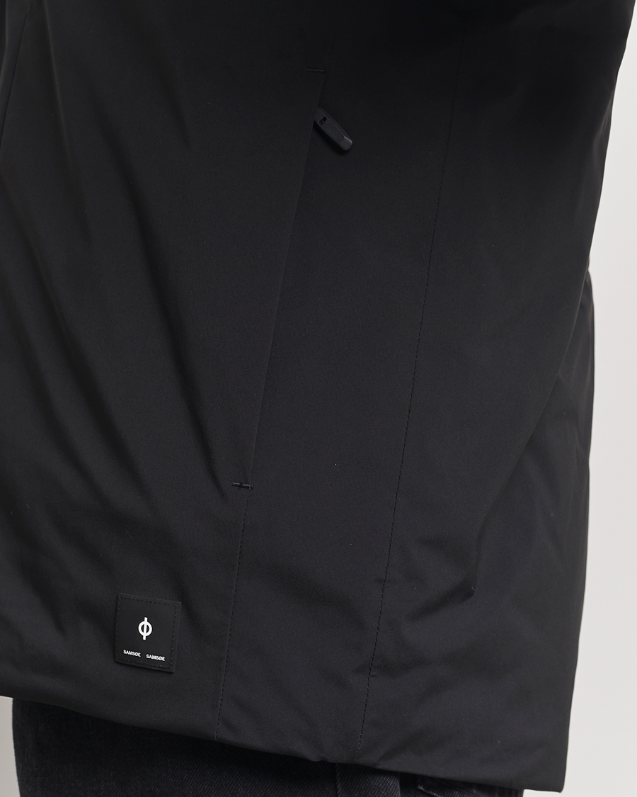 Mies | Takit | Samsøe Samsøe | John Hooded Down Jacket Black