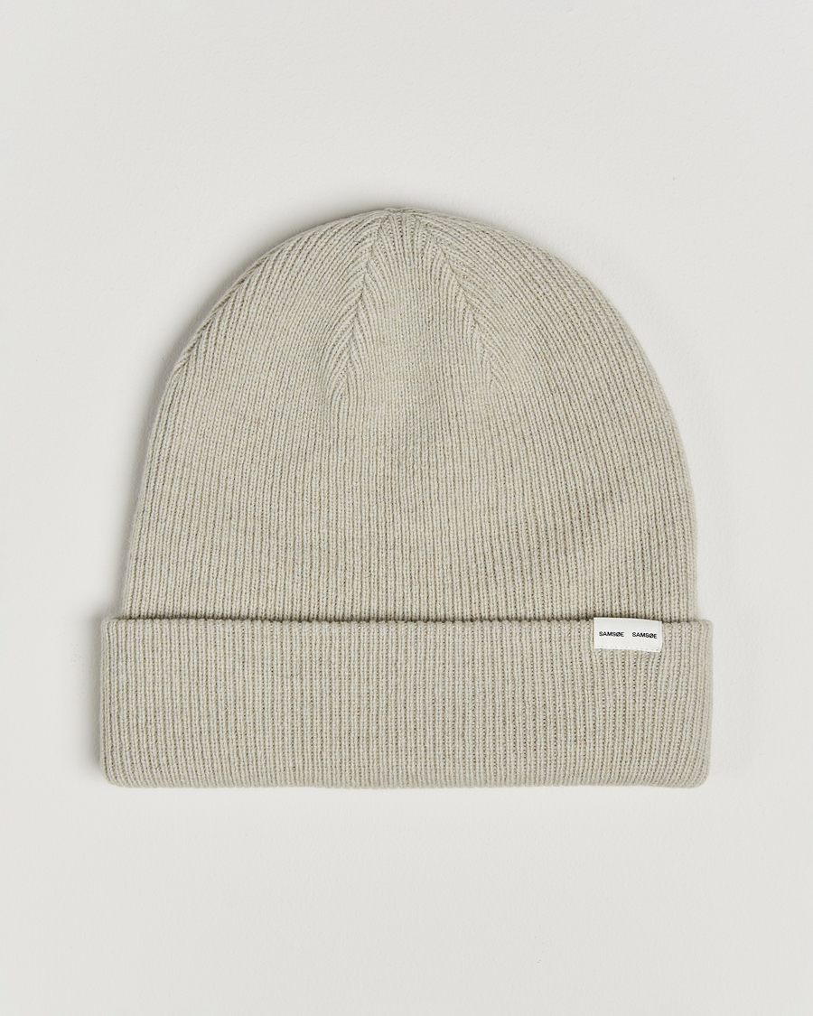 Mies | Samsøe Samsøe The Wool Beanie Abbey Stone | Samsøe Samsøe | The Wool Beanie Abbey Stone