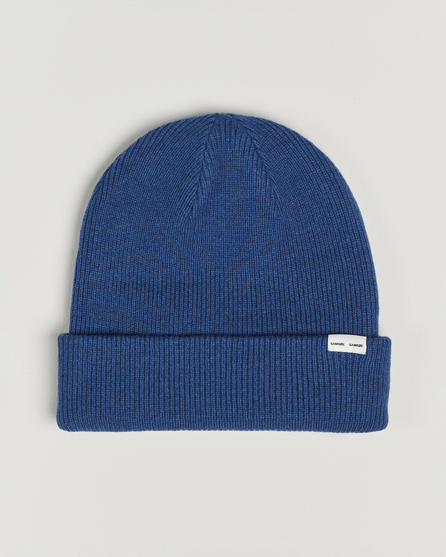 Mies | Samsøe Samsøe The Wool Beanie True Navy | Samsøe Samsøe | The Wool Beanie True Navy