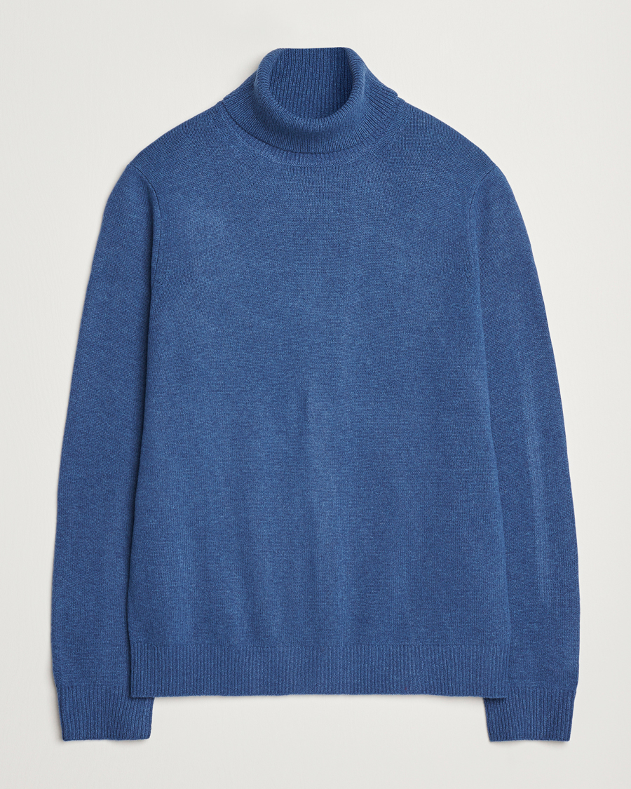 Mies | Puserot | Samsøe Samsøe | Isak Knitted Turtleneck True Navy