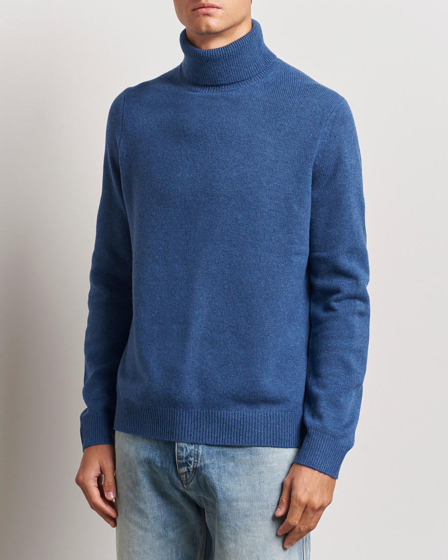 Mies | Puserot | Samsøe Samsøe | Isak Knitted Turtleneck True Navy