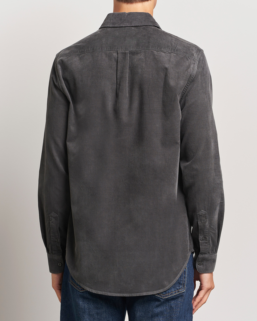 Mies | Kauluspaidat | Samsøe Samsøe | Liam Baby Cord Shirt Volcanic Ash