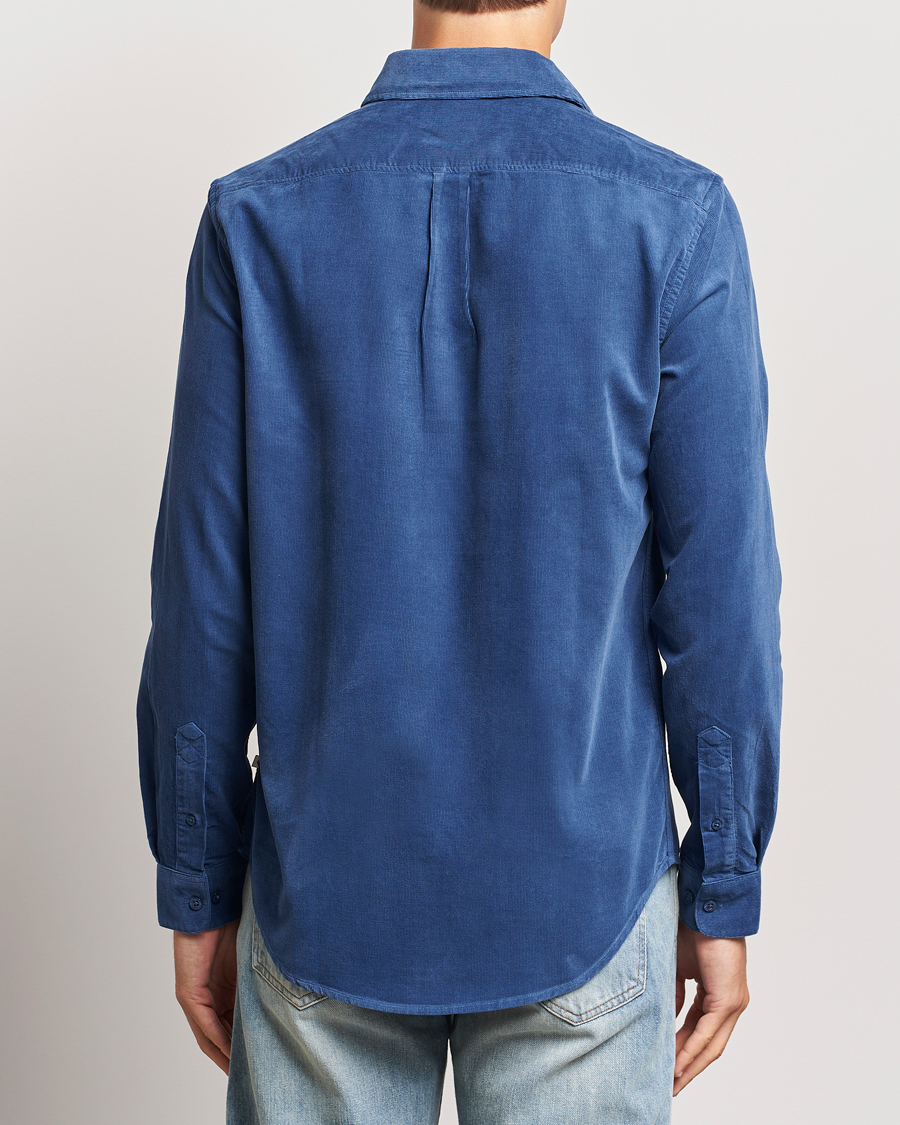 Mies | Kauluspaidat | Samsøe Samsøe | Liam Baby Cord Shirt True Navy