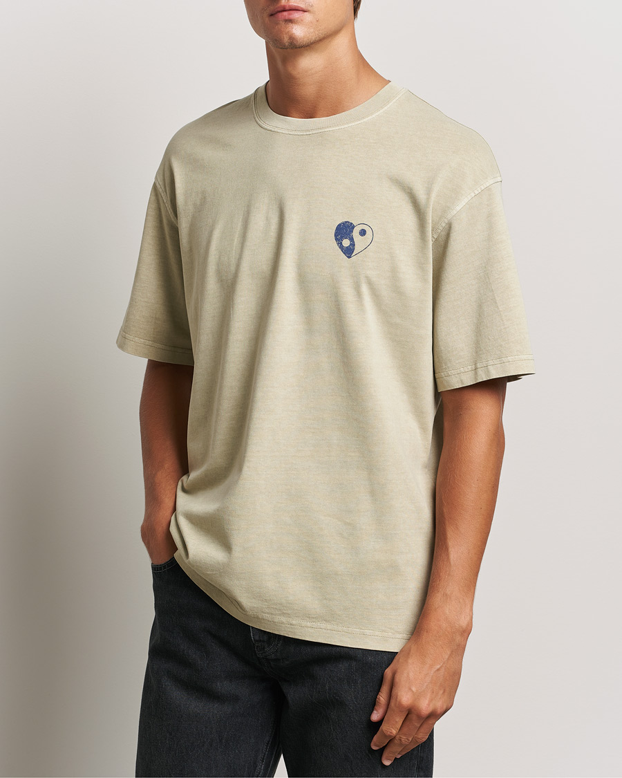 Mies | T-paidat | Samsøe Samsøe | Poetry Printed T-Shirt Abbey Stone Balance