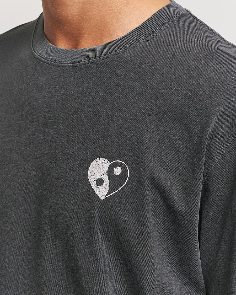 Mies | T-paidat | Samsøe Samsøe | Poetry Printed T-Shirt Black Balance