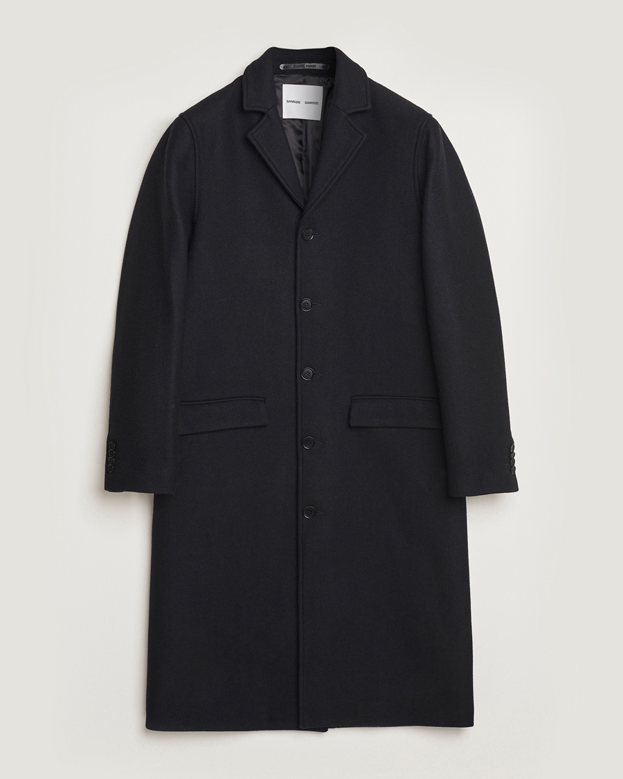 Mies | Takit | Samsøe Samsøe | Tefsa Wool Coat Black