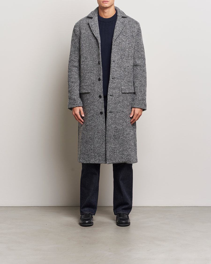 Mies | Takit | Samsøe Samsøe | Tefsa Wool Coat Black Melange