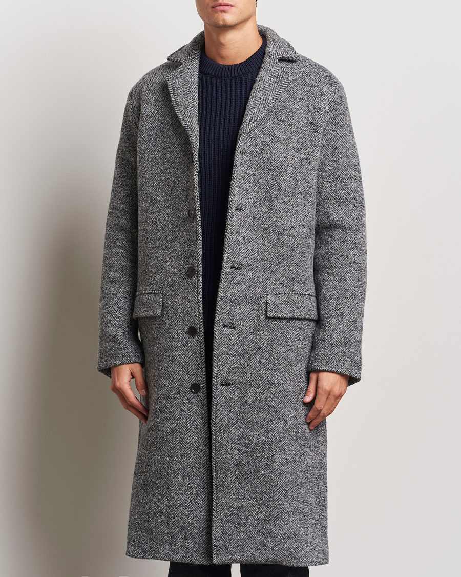 Mies | Takit | Samsøe Samsøe | Tefsa Wool Coat Black Melange