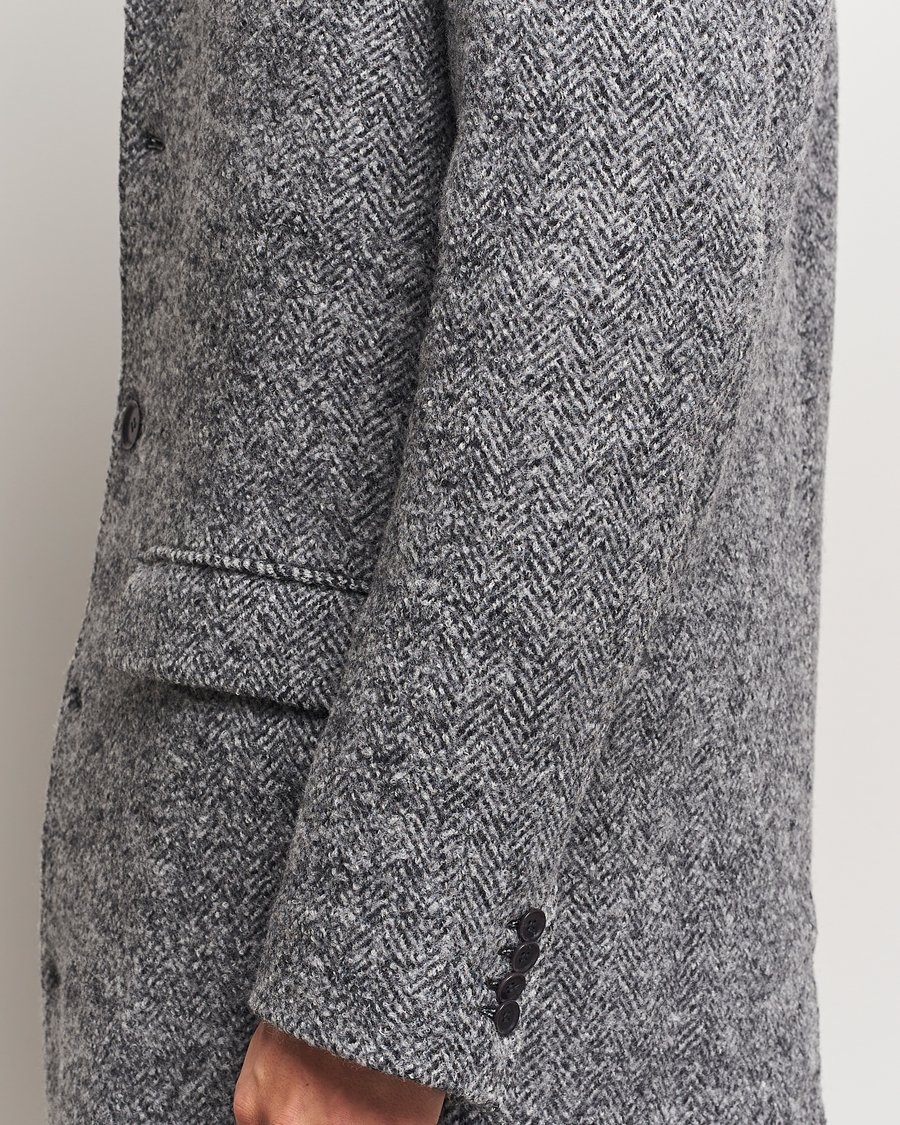 Mies | Takit | Samsøe Samsøe | Tefsa Wool Coat Black Melange