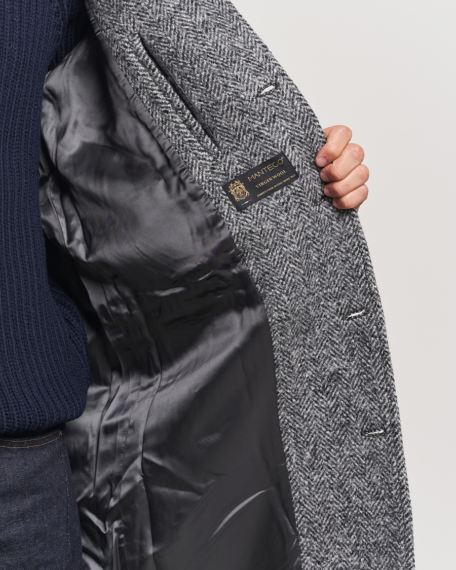 Mies | Takit | Samsøe Samsøe | Tefsa Wool Coat Black Melange