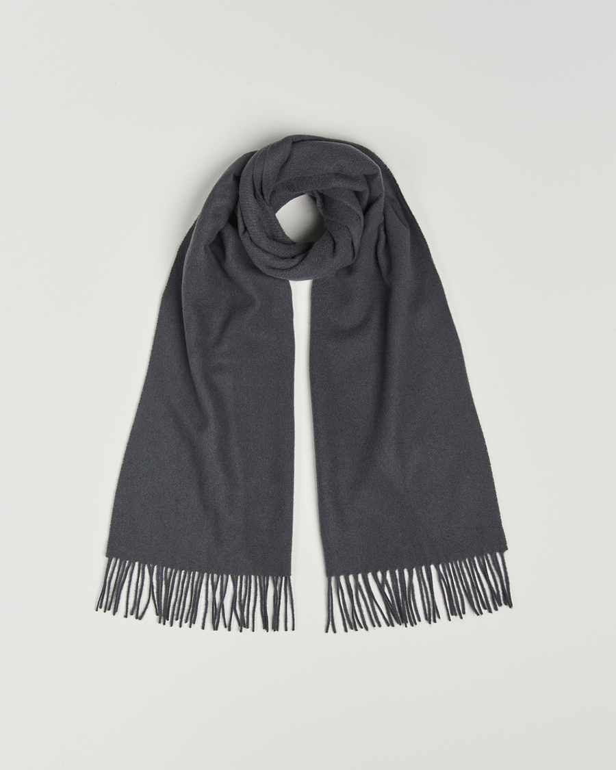 Mies | Samsøe Samsøe Efin Wool Scarf Black Oyster | Samsøe Samsøe | Efin Wool Scarf Black Oyster