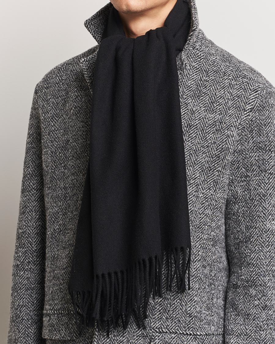 Mies | Samsøe Samsøe Efin Wool Scarf Black | Samsøe Samsøe | Efin Wool Scarf Black