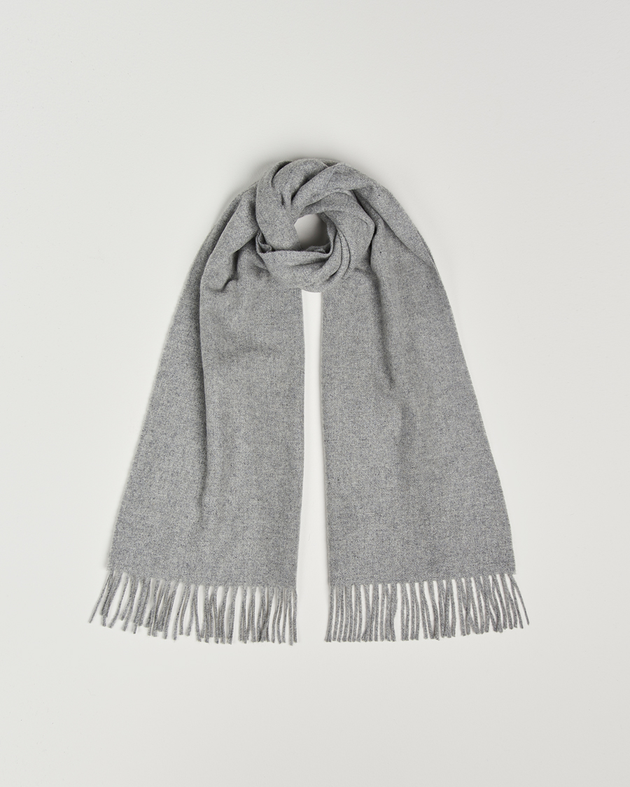 Mies | Samsøe Samsøe Efin Wool Scarf Grey Melange | Samsøe Samsøe | Efin Wool Scarf Grey Melange