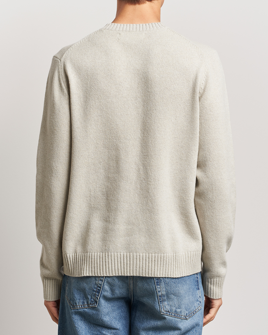 Mies | Puserot | Samsøe Samsøe | Sylli Wool Crew Neck Abbey Stone