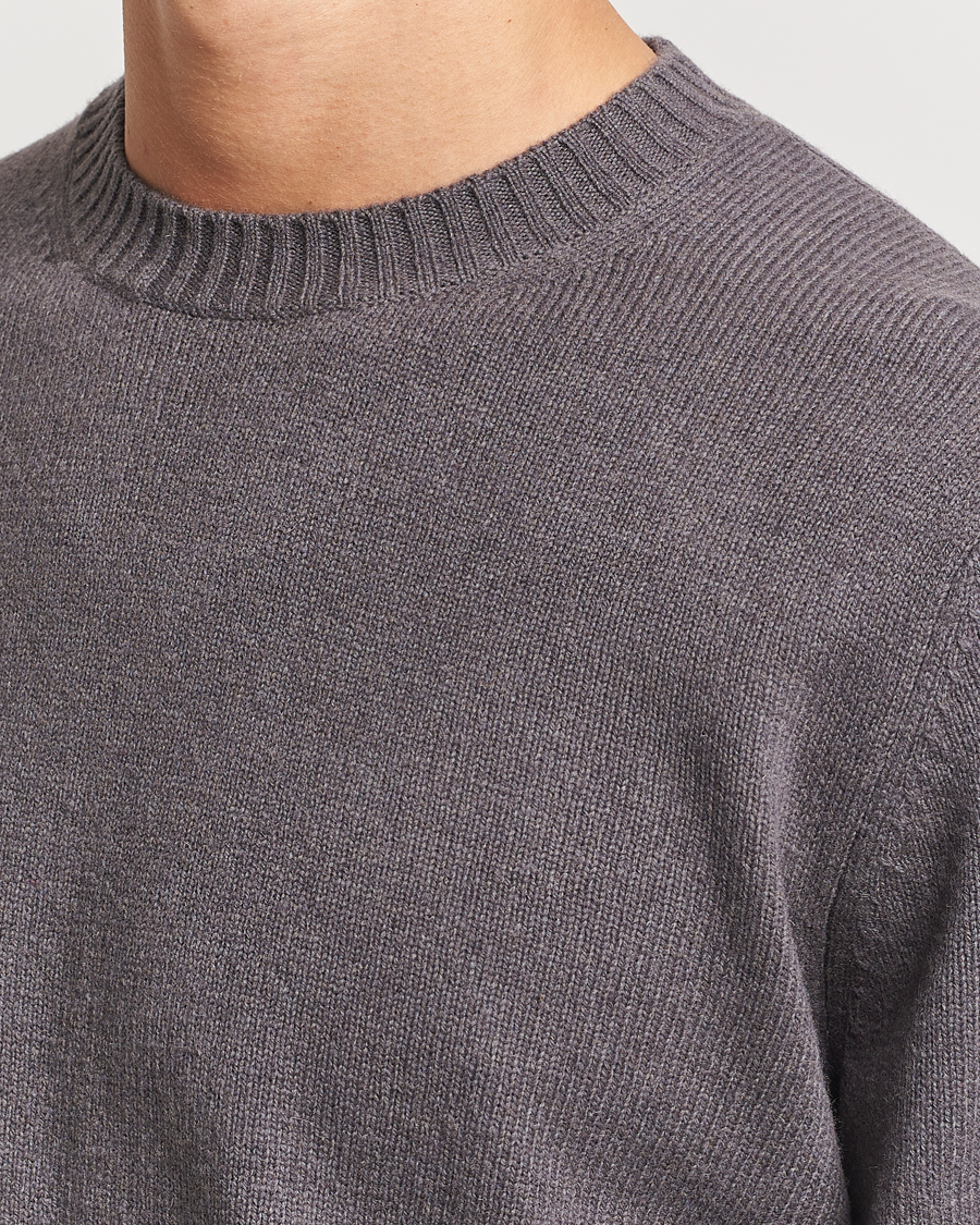 Mies | Puserot | Samsøe Samsøe | Sylli Wool Crew Neck Volcanic Ash
