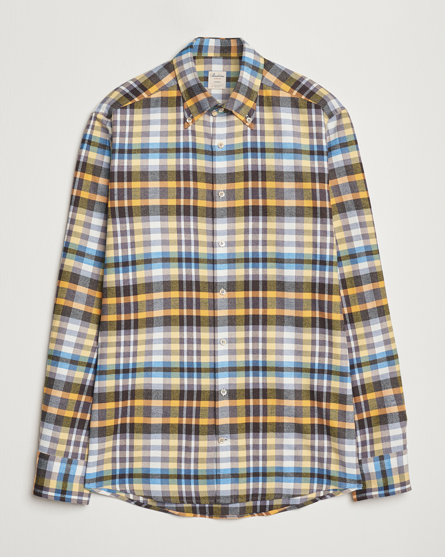 Mies | Kauluspaidat | Stenströms | Slimline Flannel Checked Shirt Multi