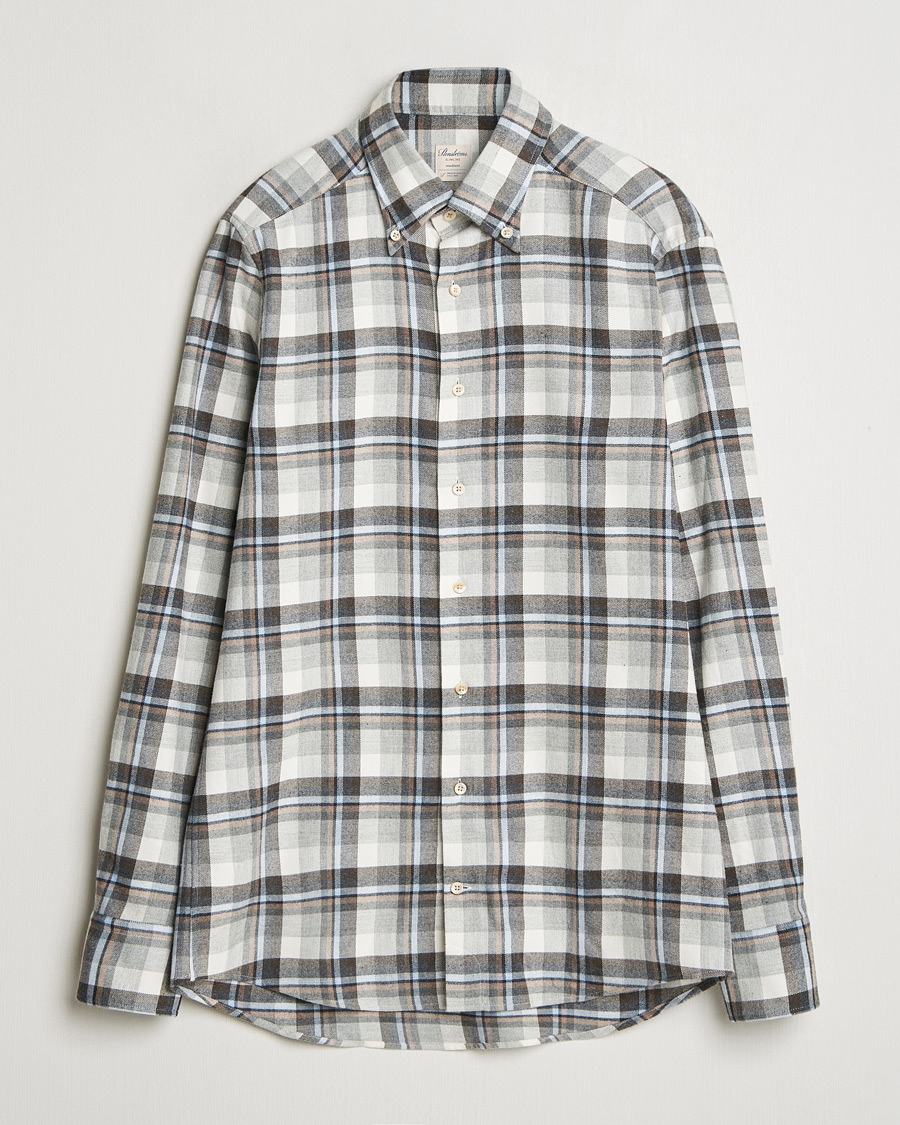 Mies | Kauluspaidat | Stenströms | Slimline Flannel Checked Shirt Multi