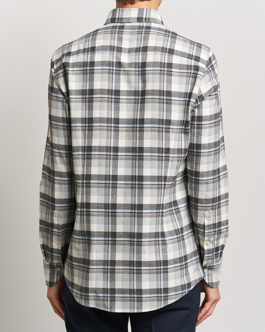 Mies | Kauluspaidat | Stenströms | Slimline Flannel Checked Shirt Multi