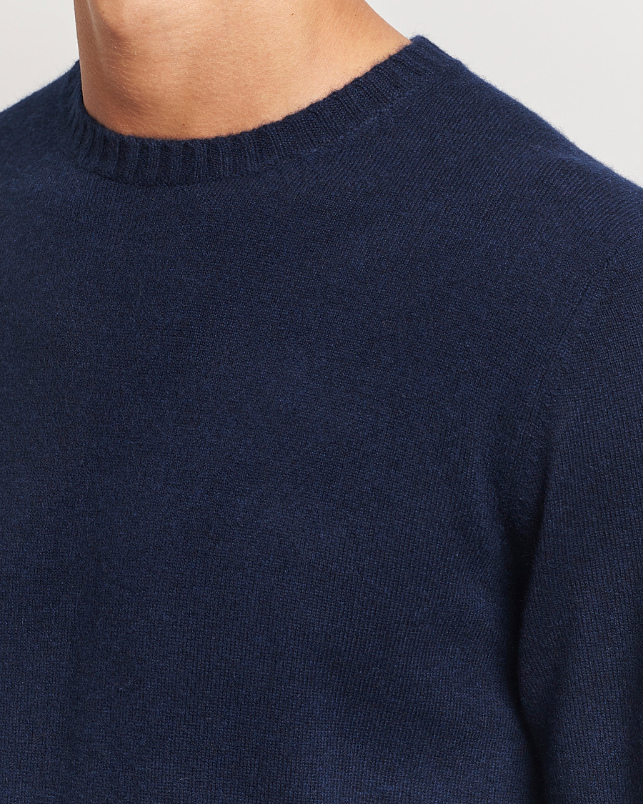 Mies | Puserot | Stenströms | Cashmere Crewneck Navy