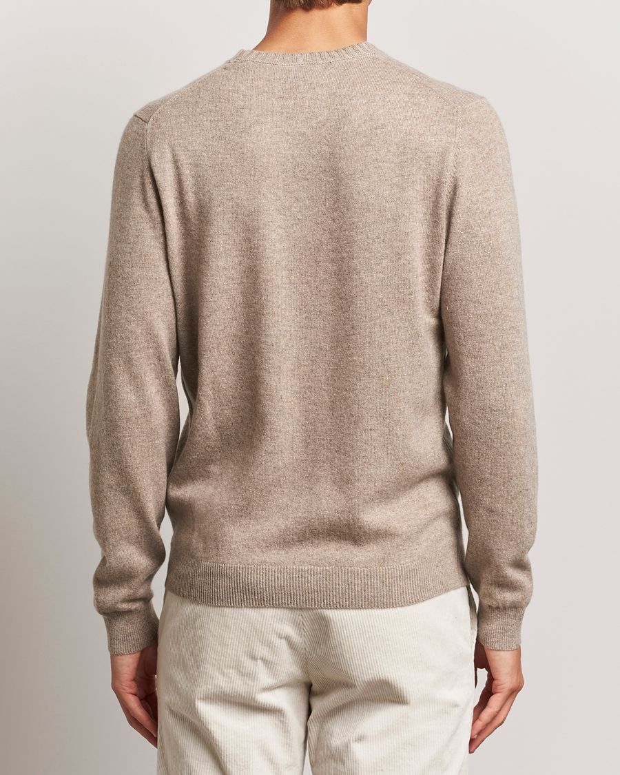 Mies | Puserot | Stenströms | Cashmere Crewneck Beige