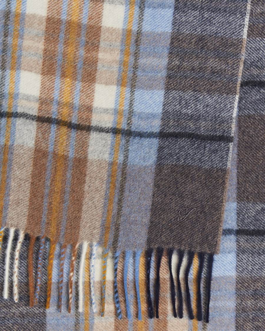 Mies | Stenströms Wool/Cashmere Checked Scarf Multi | Stenströms | Wool/Cashmere Checked Scarf Multi