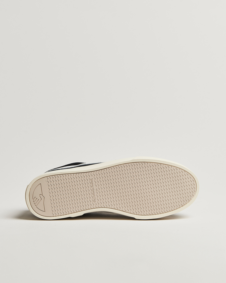 Mies | Tennarit | Stepney Workers Club | Dellow S-Strike Cupsole Suede Sneaker Black/White