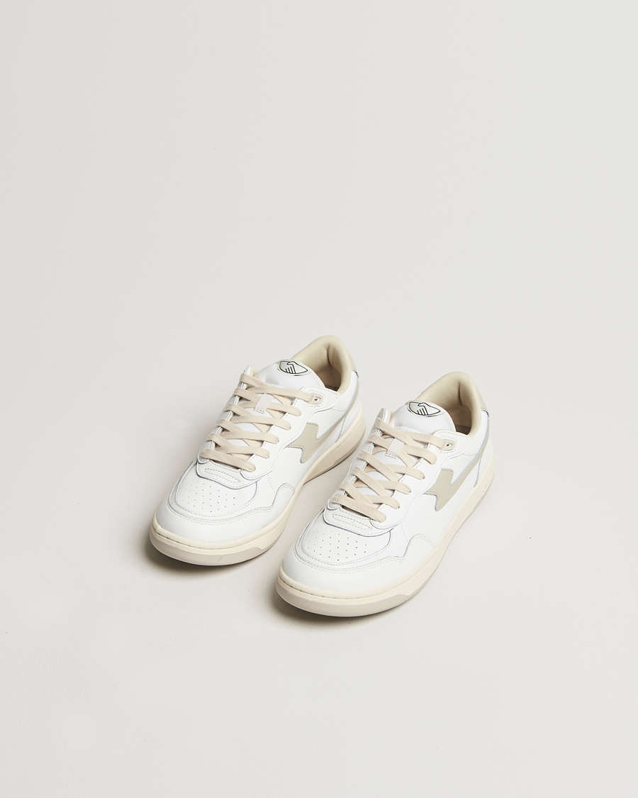 Mies | Stepney Workers Club Pro Cup 01 S-Strike Leather Sneaker White Putty | Stepney Workers Club | Pro Cup 01 S-Strike Leather Sneaker White Putty