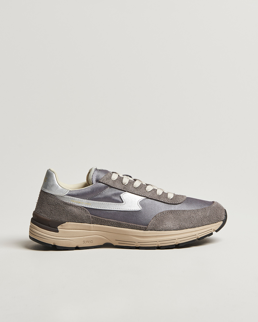 Mies | Stepney Workers Club Osier S-Strike Runner Sneaker Dark Silver | Stepney Workers Club | Osier S-Strike Runner Sneaker Dark Silver