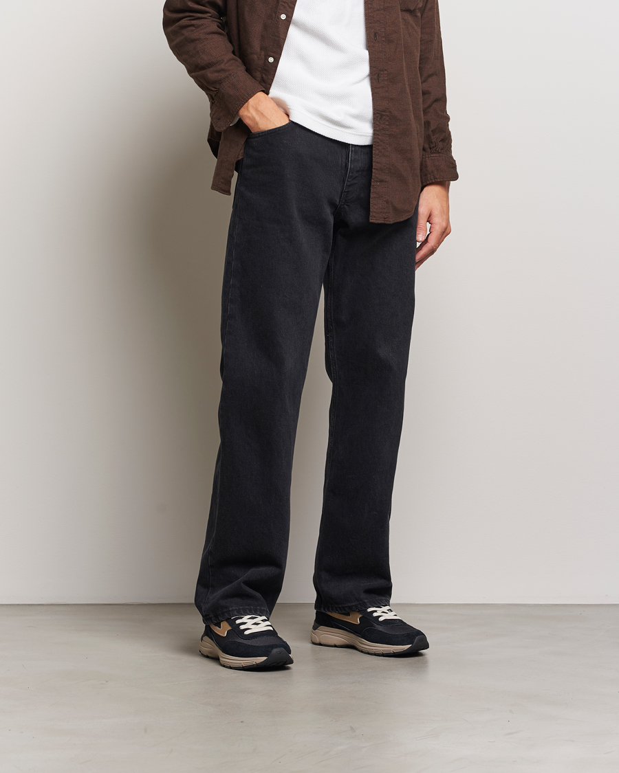 Mies | Stepney Workers Club Osier S-Strike Runner Sneaker Black Gold | Stepney Workers Club | Osier S-Strike Runner Sneaker Black Gold