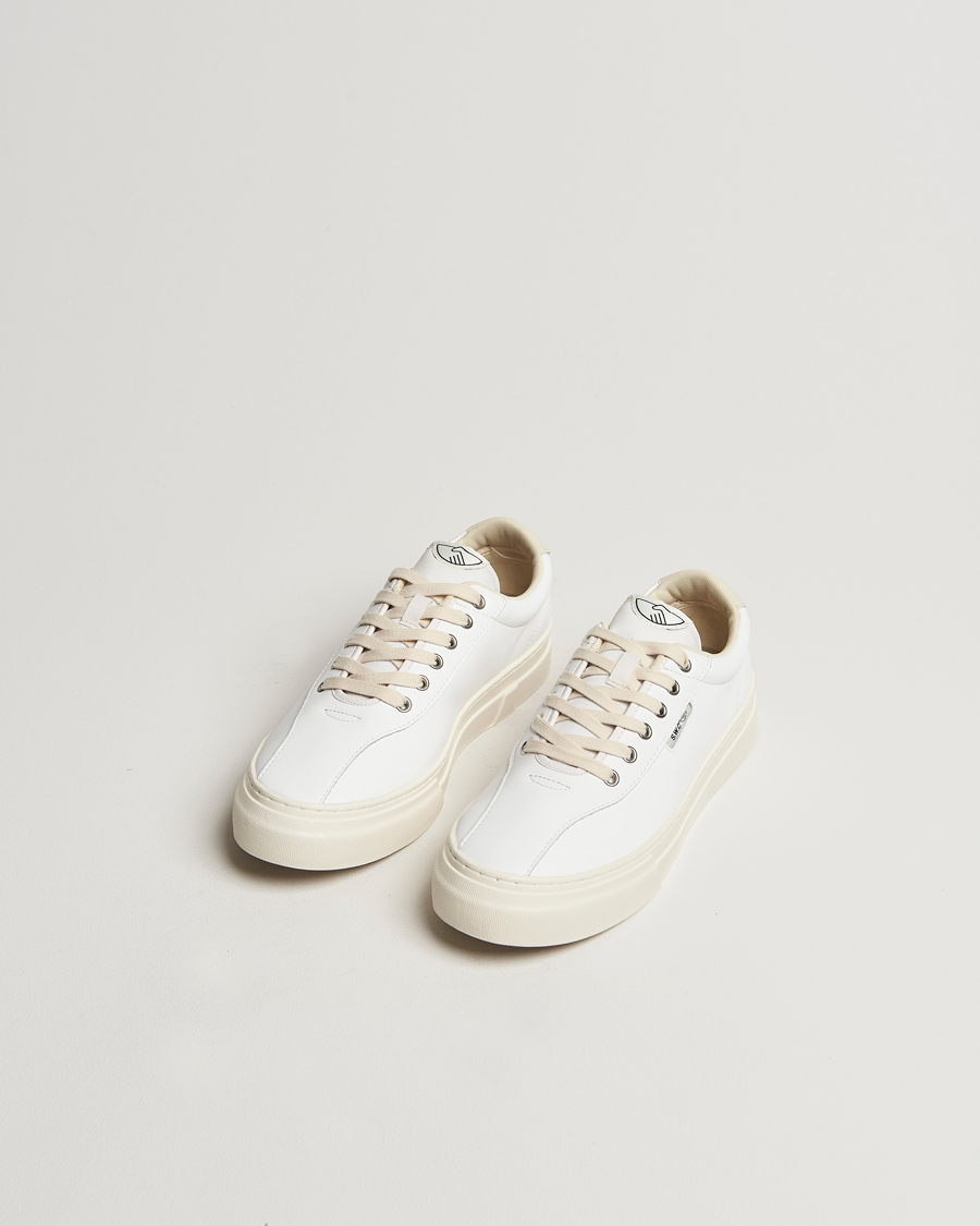 Mies | Tennarit | Stepney Workers Club | Dellow 02 Cupsole Leather Sneaker White