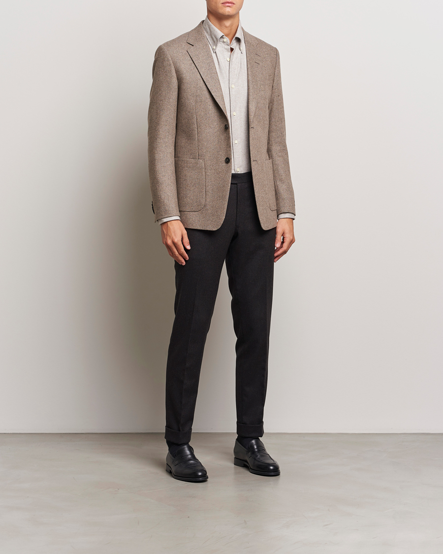 Mies | Pikkutakit | Tiger of Sweden | Justin Brushed Wool Blazer Burlywood