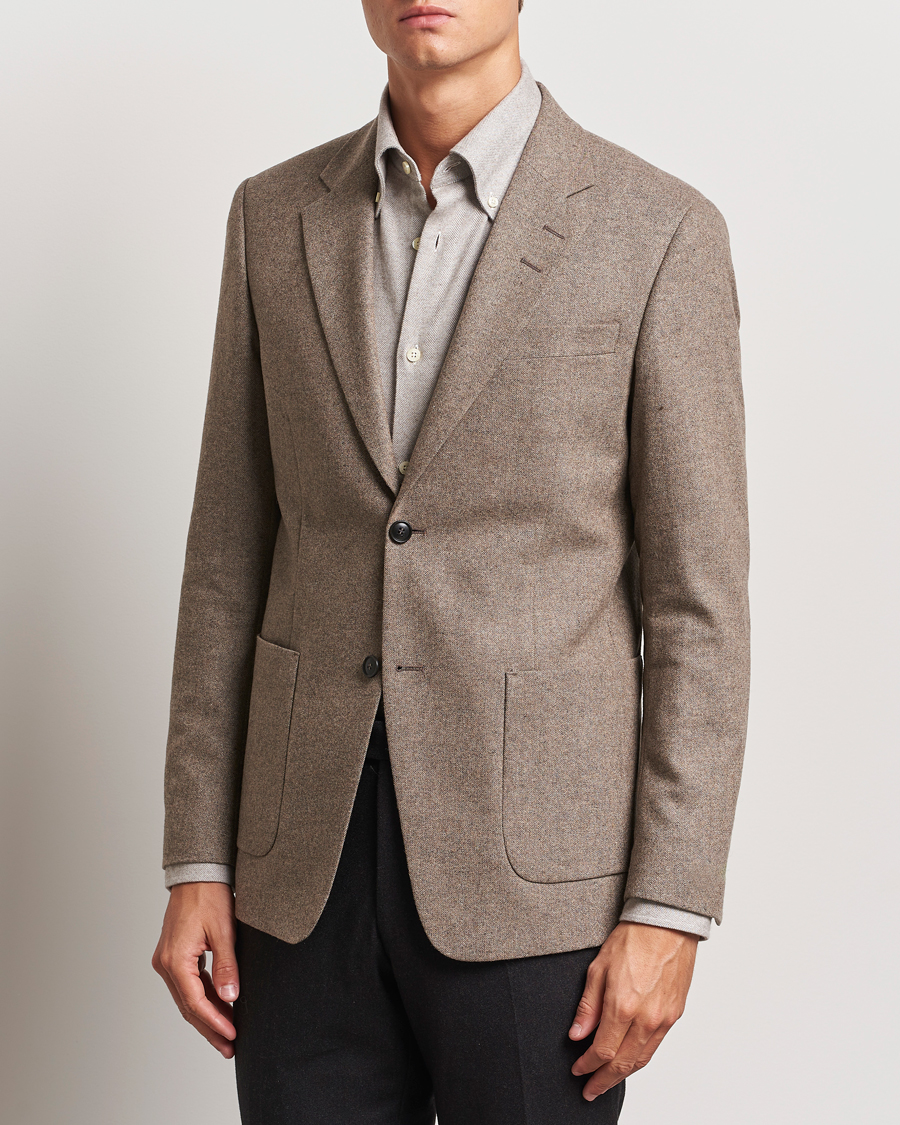 Mies | Pikkutakit | Tiger of Sweden | Justin Brushed Wool Blazer Burlywood