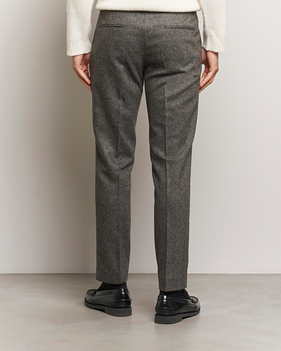 Mies | Housut | Tiger of Sweden | Tenuta Brushed Wool Trousers Turkish Coffee