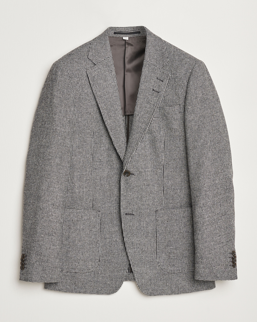 Mies | Pikkutakit | Tiger of Sweden | Justin Wool Pepita Blazer Black/White
