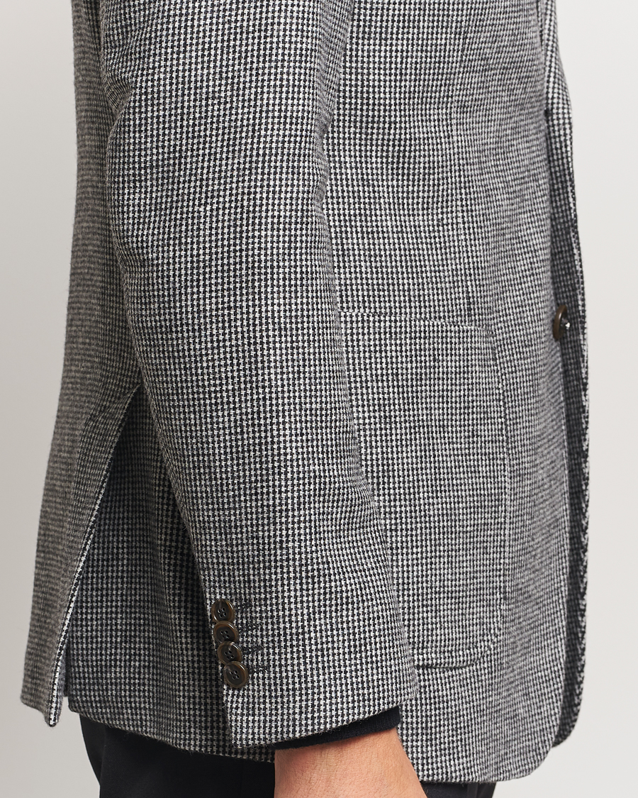 Mies | Pikkutakit | Tiger of Sweden | Justin Wool Pepita Blazer Black/White