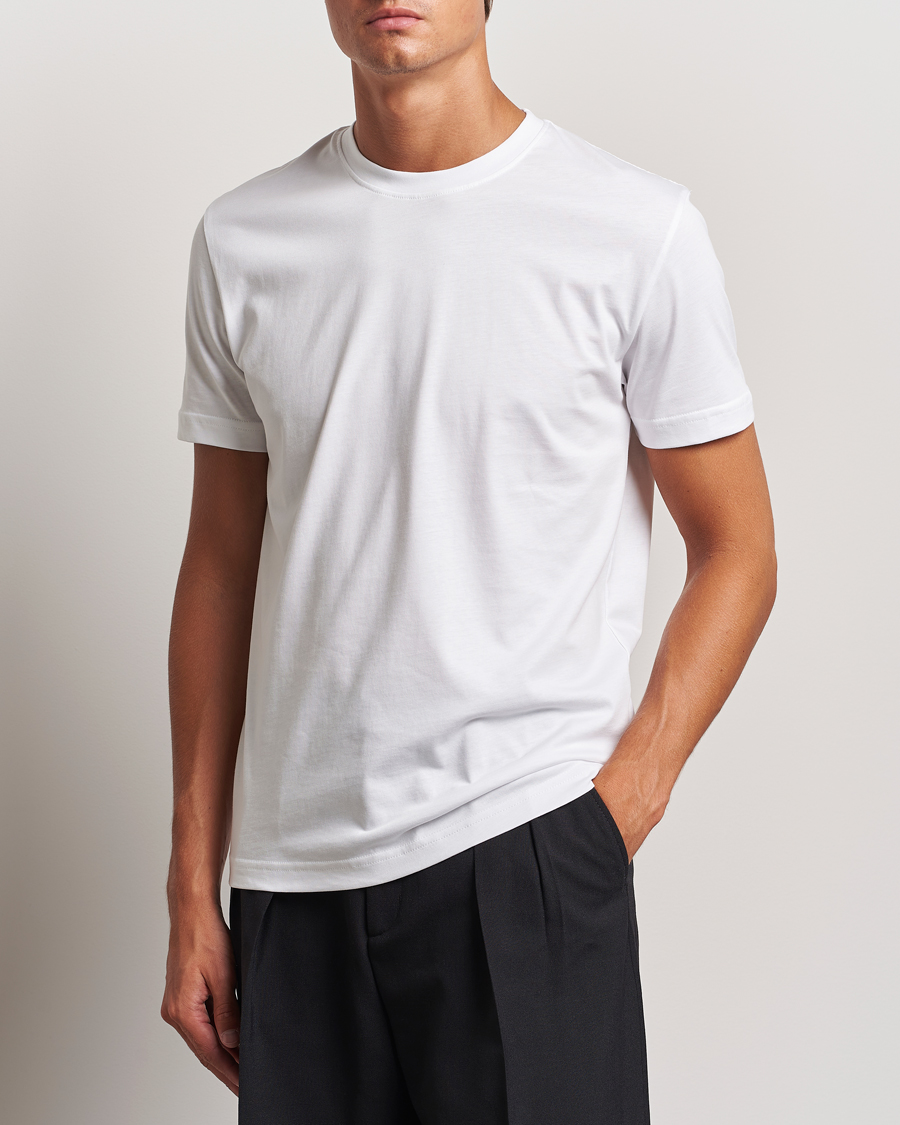 Mies | T-paidat | Tiger of Sweden | Dillan Crew Neck T-Shirt Pure White