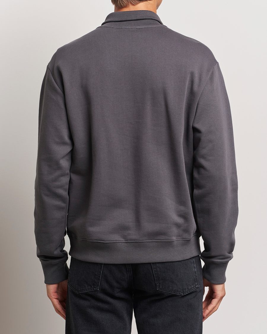Mies | Puserot | Tiger of Sweden | Marlon Half Zip Sweatshirt Charcoal