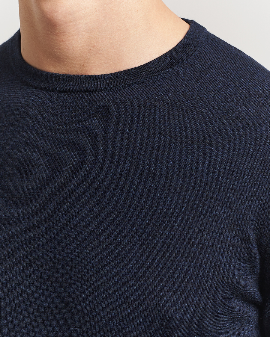 Mies | Puserot | Tiger of Sweden | Connor Crew Neck Pullover Light Ink