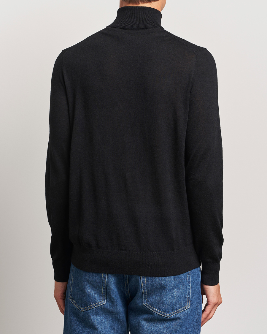 Mies | Puserot | Tiger of Sweden | Nevile Extra Fine Merino Polo Black