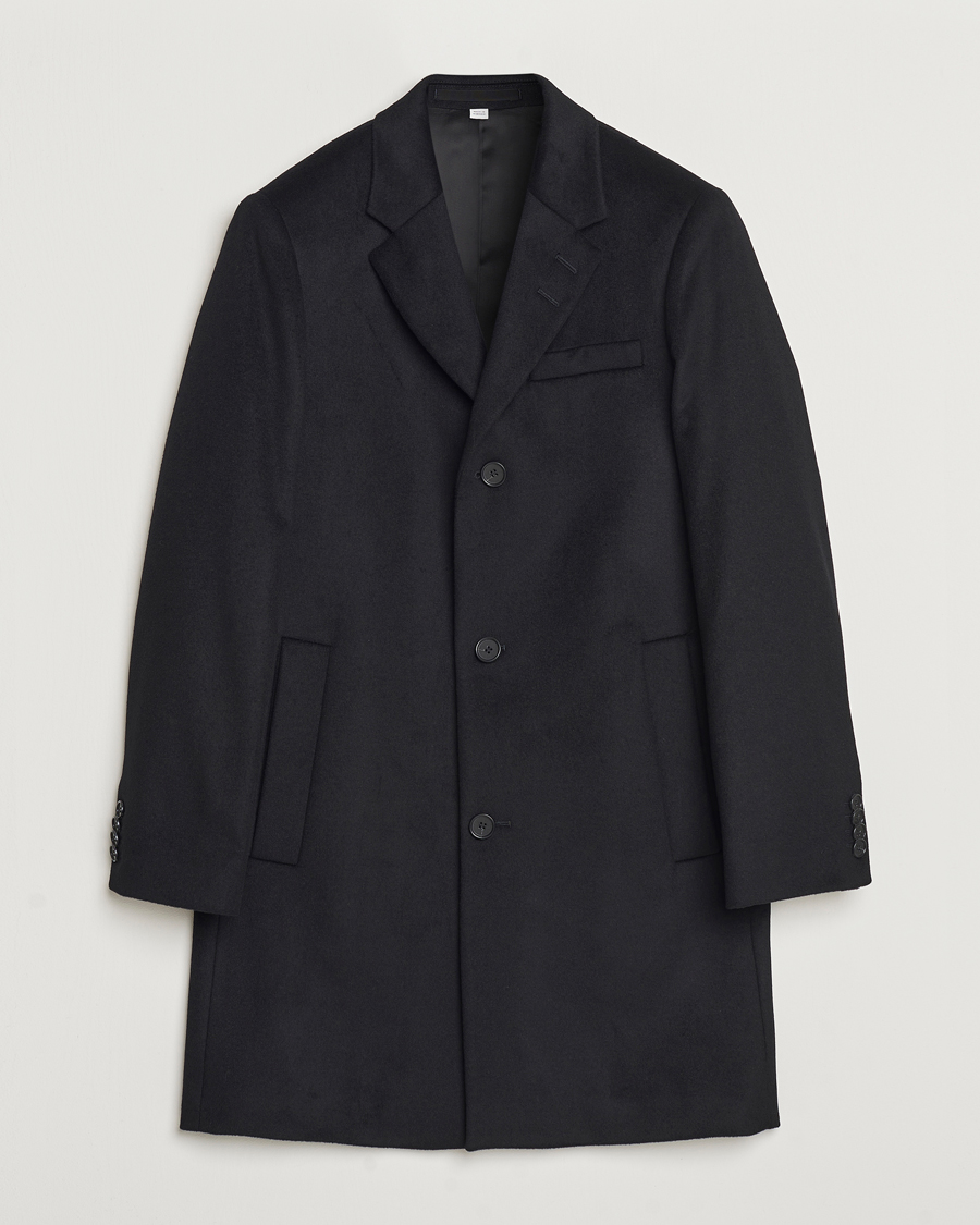 Mies | Takit | Tiger of Sweden | Finnan Wool/Cashmere Coat Black