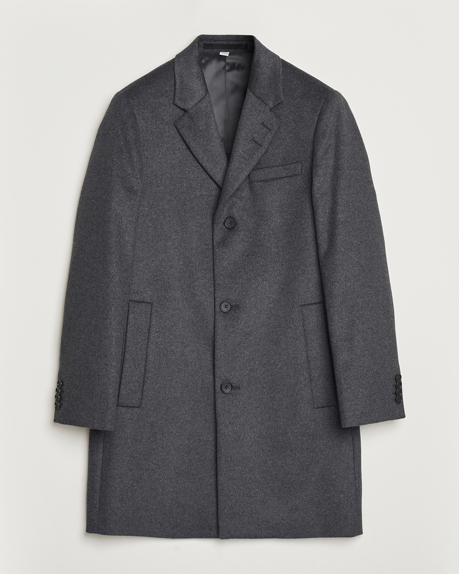 Mies | Takit | Tiger of Sweden | Finnan Wool/Cashmere Coat Grey Melange