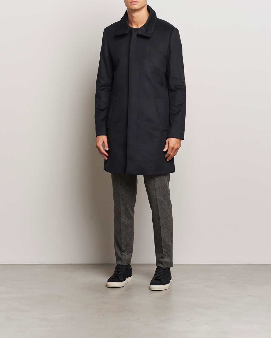 Mies | Takit | Tiger of Sweden | Aleric Stand Up Collar Coat Black