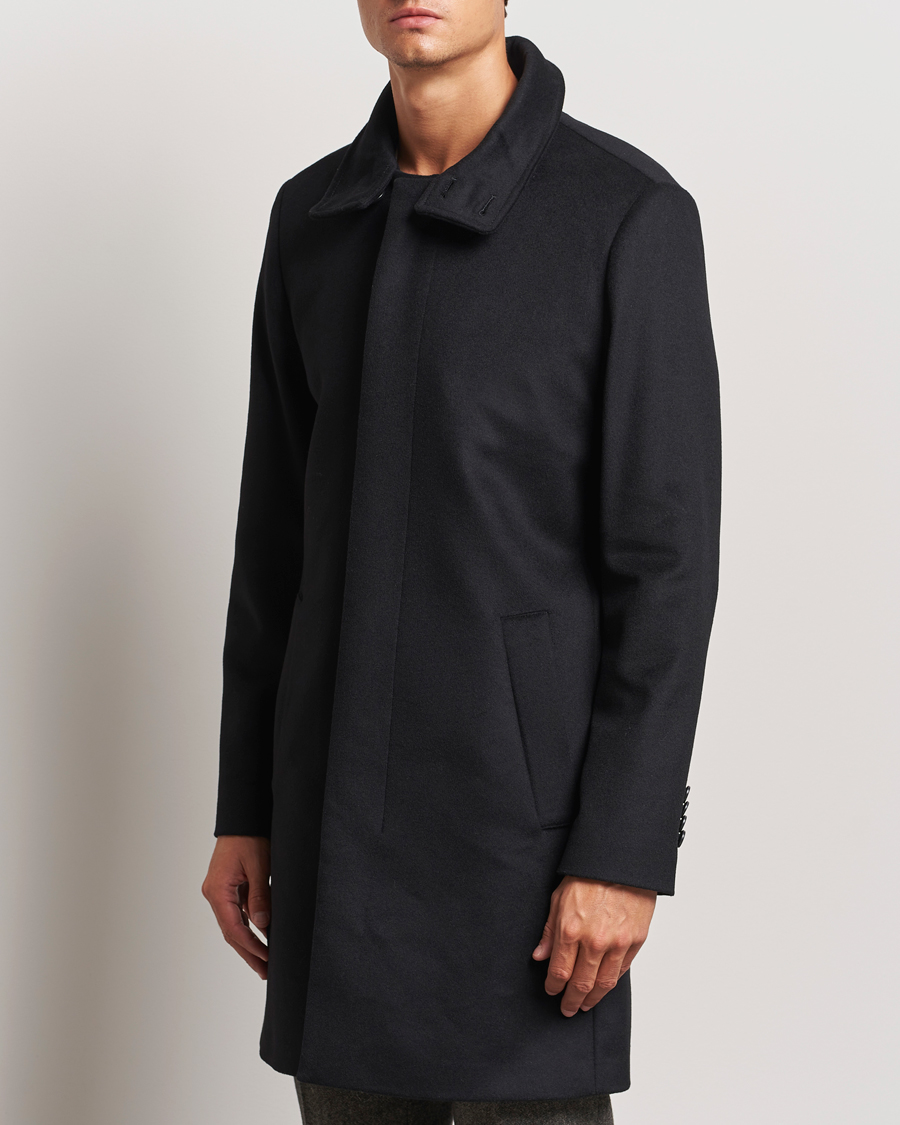 Mies | Takit | Tiger of Sweden | Aleric Stand Up Collar Coat Black