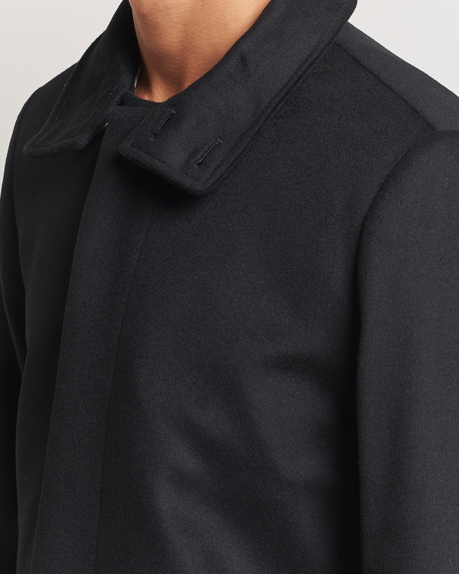 Mies | Takit | Tiger of Sweden | Aleric Stand Up Collar Coat Black