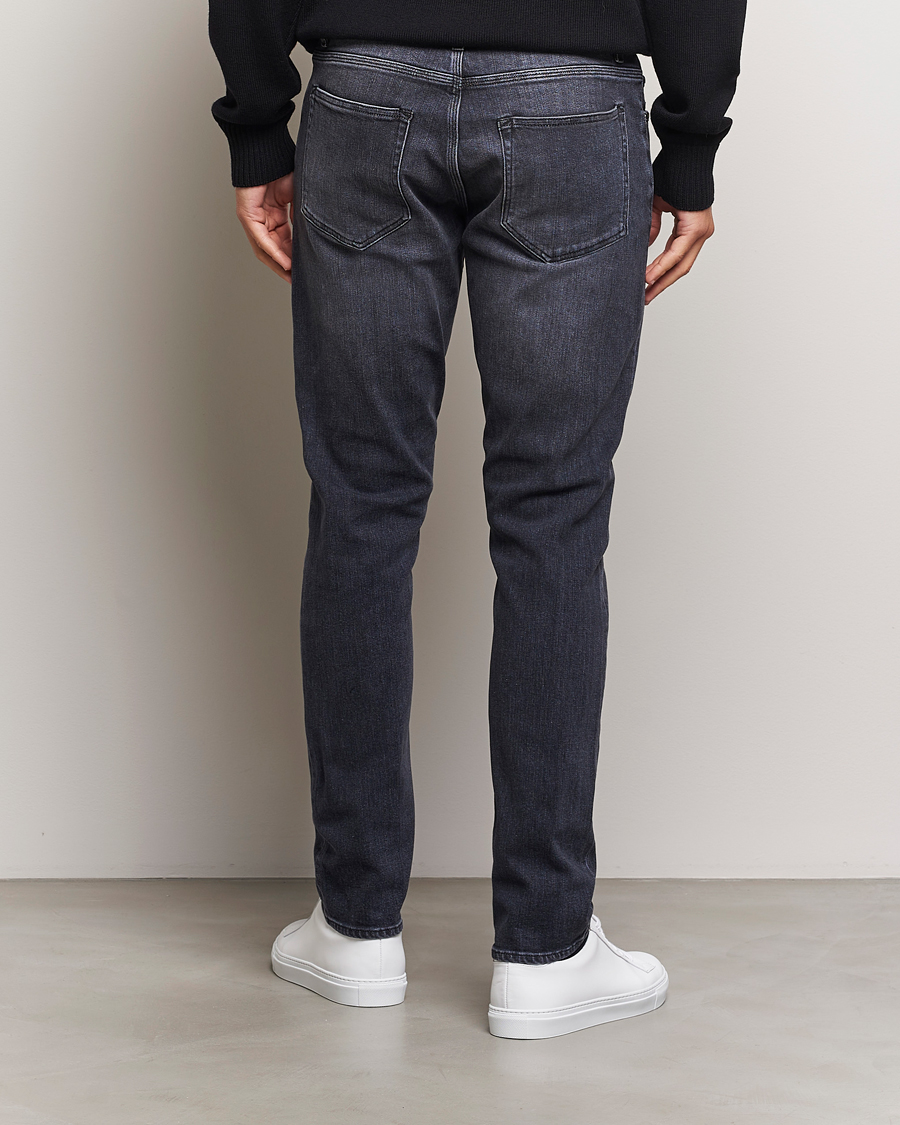 Mies | Farkut | Tiger of Sweden | Pistolero Stretch Cotton Jeans Washed Black